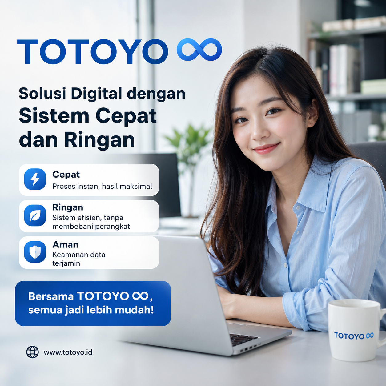 TOTOYO ♾️ Website Digital Berkualitas dengan Akses Fleksibel